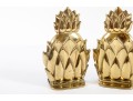 Vintage Virginia Metalcrafters Newport Brass Pineapple Bookends