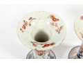 19th Century Japanese Imari Porcelain Trumpet Vases