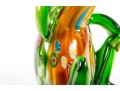 Ann Primrose Murano Collection Millefiori Glass Frog