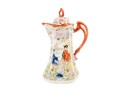 Vintage Japanese Hand-Painted Geishaware Chocolate Pot 