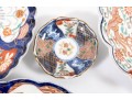 Mixed Antique Imari-Ware Fluted Chargers & Butter Pats