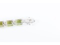 Sterling Silver & Peridot Gem Bracelet 