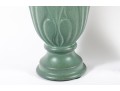 Royal Haeger Floral 1999 Petal Vases In Green
