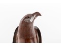 Hand-Carved Ironwood Eagle Sculpture 
