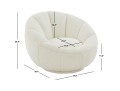 Evarose Boucle Swivel Chair