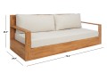 Kauai Brazilian Teak Patio Sofa