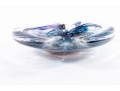 David Goldhagen Small Art Glass Heart Tray