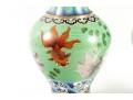 Pair Of Vintage Beijing, China Cloisonne Enamel Vases 