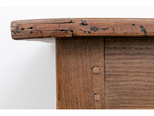 Antique French Country Fruitwood Table, 71