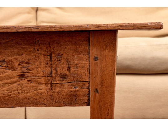 Antique French Country Fruitwood Low Table / Coffee Table