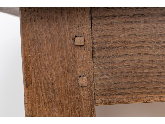 Antique French Country Fruitwood Table, 71