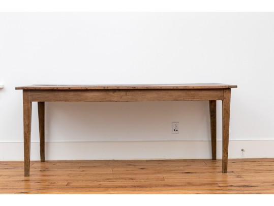 Antique French Country Fruitwood Table, 71