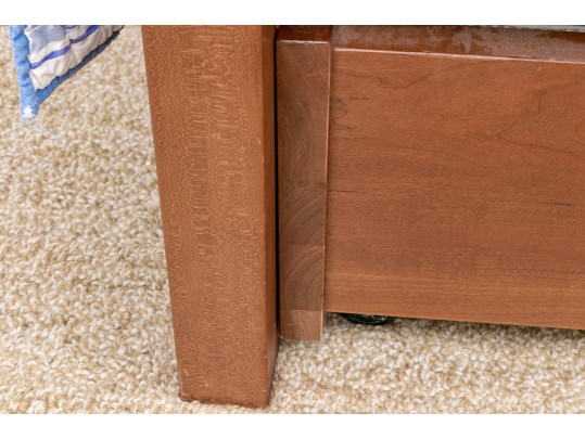 Vintage Wooden Twin Bed Stead