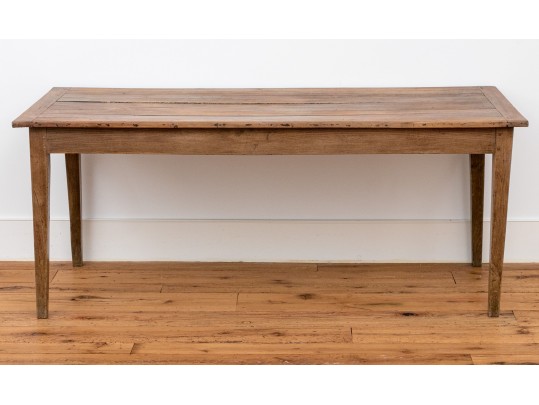 Antique French Country Fruitwood Table, 71
