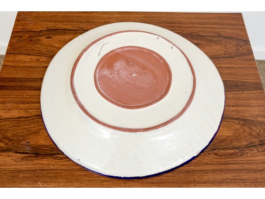 Mexican Artisan Pottery Fruit Plate (Original Price $2,880)