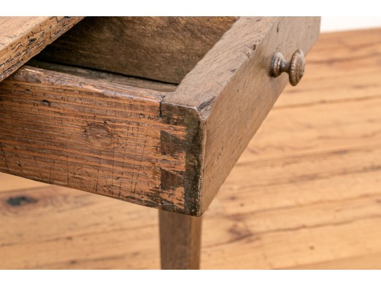 Antique French Country Fruitwood Table, 71