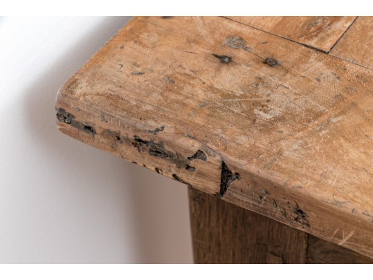 Antique French Country Fruitwood Table, 71