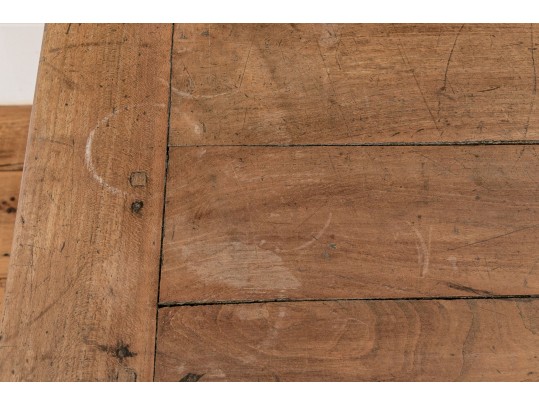 Antique French Country Fruitwood Table, 71