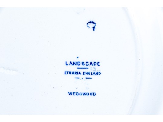 English Blue And White Transferware Ceramic Lot