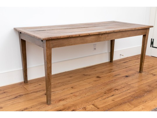 Antique French Country Fruitwood Table, 71