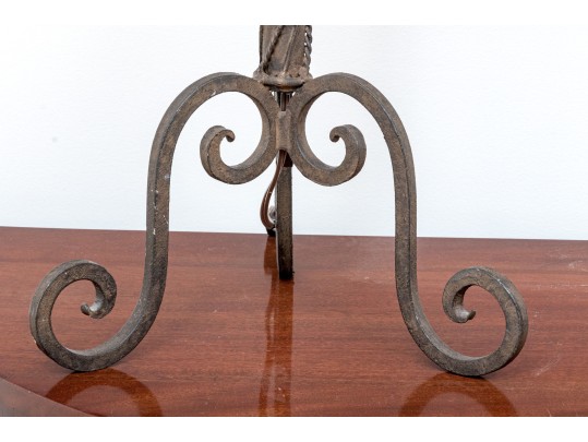 Antique 19th C. French Iron Napoleon III Lamps