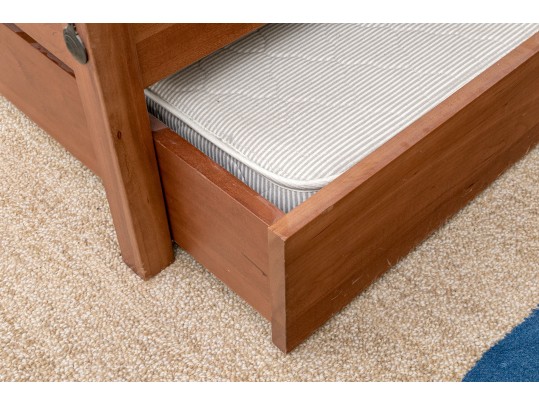 Vintage Wooden Twin Bed Stead