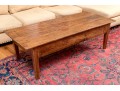 Antique French Country Fruitwood Low Table / Coffee Table