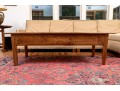 Antique French Country Fruitwood Low Table / Coffee Table