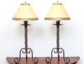 Antique 19th C. French Iron Napoleon III Lamps