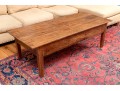 Antique French Country Fruitwood Low Table / Coffee Table