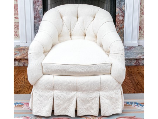 O'Henry House Upholstered And Turfed Tub Back Armchair