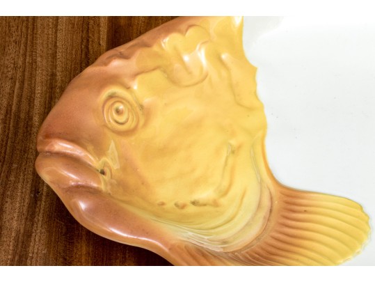 French 14 Piece HBC Ceramic Fish Service