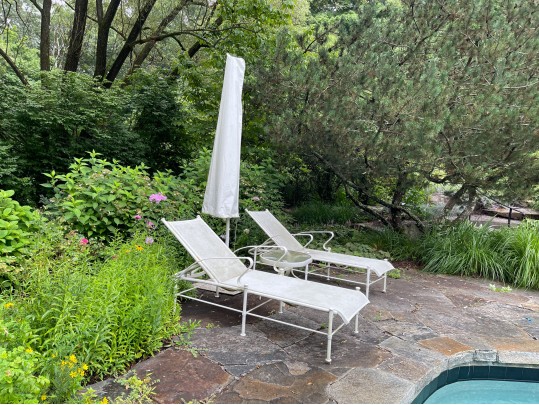 Vintage Woodard Five Piece Outdoor Lounge Set