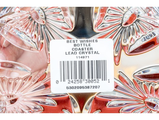 Three Waterford “Best WIshes” Bottle Coasters