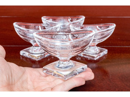 Four Waterford Hand Cut Crystal Salts