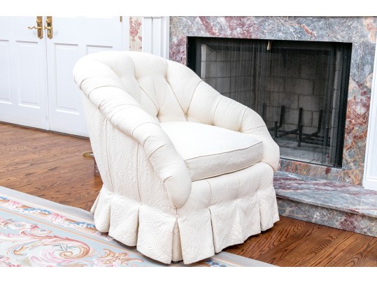 O'Henry House Upholstered And Turfed Tub Back Armchair