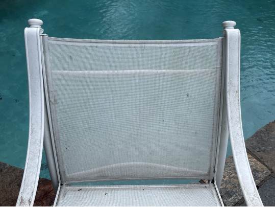 Set Of Six Woodward Aluminum Garden Arm Chairs
