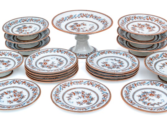 Vintage 21 Piece Elgin Pearlware Service