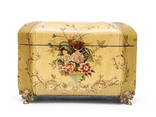 Neoclassical Floral Baseket By Wildwood Accents