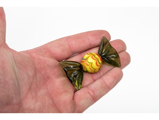 Wonderful Collection Of 15 Venetian Handblown Glass Faux Candy