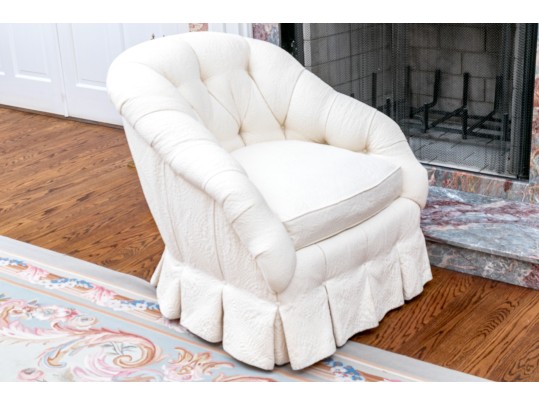 O'Henry House Upholstered And Turfed Tub Back Armchair