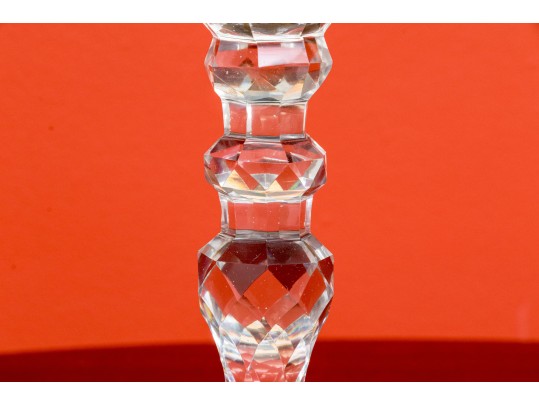 Antique Crystal Candle Holders