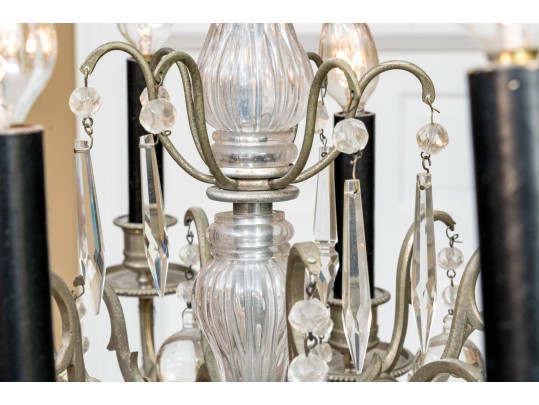 Stunning Antique 12 Light Chandelier