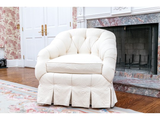 O'Henry House Upholstered And Turfed Tub Back Armchair