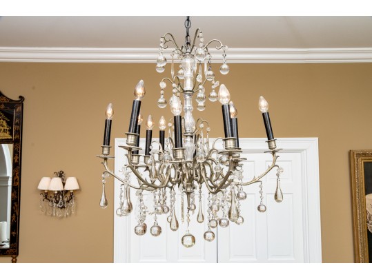 Stunning Antique 12 Light Chandelier