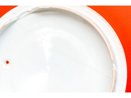 Oversized Vintage Chinese Blue And White Porcelain Tea Pot