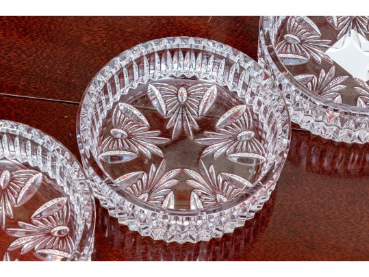 Three Waterford “Best WIshes” Bottle Coasters