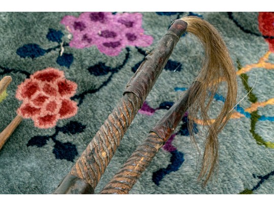 Vintage African Mixed Media Bambara Antelope Chi-Wara Sculptural Headdress