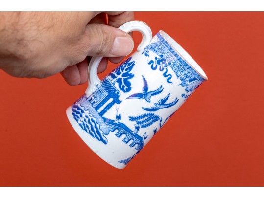 Chinoisserie Transfer Ware Blue And White Assorted Pieces