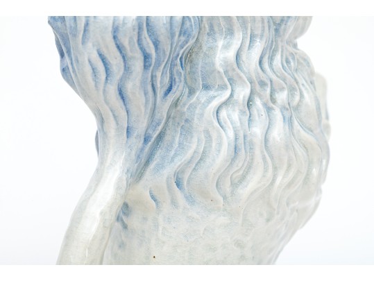 Semi-Antique French Majolica Poodle Form Ewer